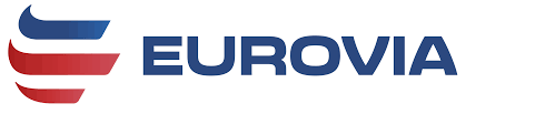 Logo Eurovia, entreprise de travaux publics cliente de SPN NET